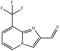 IMidazo[1,2-a]pyridine-2-carboxaldehyde, 8-(trifluoroMethyl)- Struktur