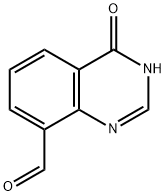 3,4-DIHYDRO-4-OXO-8-QUINAZOLINECARBOXALDEHYDE Struktur