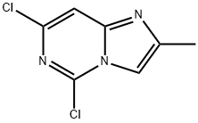 5,7-dichloro-2-methylimidazo[1,2-c]pyrimidine Struktur