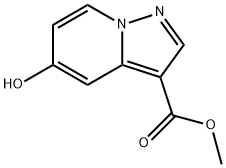 Methyl 5-hydroxypyrazolo[1,5-a]pyridine-3-carboxylate Struktur