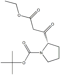 Ethyl (S)-1-Boc-b-oxo-2-Pyrrolidinepropanoate Struktur