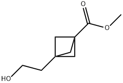 Methyl3-(2-hydroxyethyl)bicyclo[1.1.1]pentane-1-carboxylate Struktur