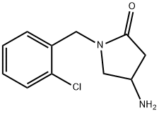 4-amino-1-[(2-chlorophenyl)methyl]pyrrolidin-2-one Struktur