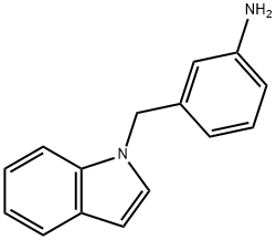 3-((1H-Indol-1-yl)methyl)aniline Struktur