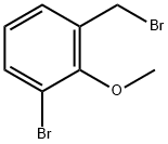 1-Bromo-3-(bromomethyl)-2-methoxybenzene Struktur