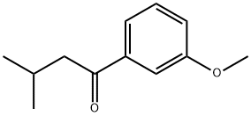 3-methyl-1-[3-(methyloxy)phenyl]-1-butanone Struktur