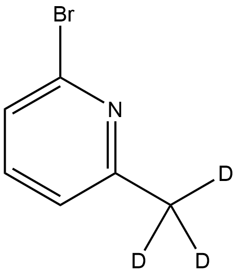 2-Bromo-6-(methyl-d3)-pyridine Struktur