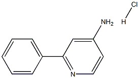 2-Phenyl-pyridin-4-ylamine hydrochloride Struktur