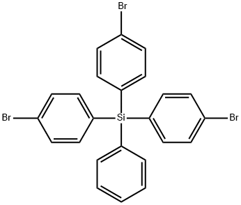 Benzene, 1,1',1''-(phenylsilylidyne)tris[4-bromo- Struktur