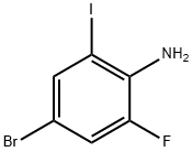 4-Bromo-2-fluoro-6-iodoaniline Struktur