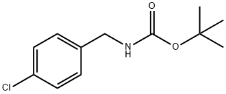 tert-butyl 4-chlorobenzylcarbamate Struktur