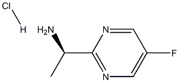 (R)-1-(5-Fluoro-pyrimidin-2-yl)-ethylamine hydrochloride Struktur