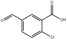 2-chloro-5-formylbenzoic acid, 1206625-81-1, 結(jié)構(gòu)式