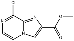 methyl 8-chloroimidazo[1,2-a]pyrazine-2-carboxylate Struktur