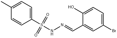 (E)-N'-(5-bromo-2-hydroxybenzylidene)-4-methylbenzenesulfonohydrazide Struktur