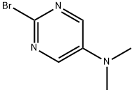 2-bromo-N,N-dimethylpyrimidin-5-amine Struktur