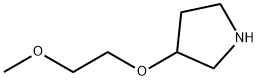 3-(2-Methoxy-ethoxy)-pyrrolidine HCl Struktur