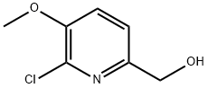 (6-Chloro-5-methoxy-pyridin-2-yl)-methanol Struktur