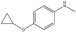 4-cyclopropoxy-N-methylaniline Struktur