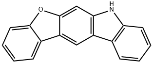 7H-benzofuro[2,3-b]carbazole Struktur