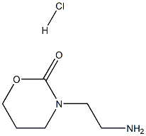 3-(2-Aminoethyl)-1,3-oxazinan-2-one hydrochloride Struktur