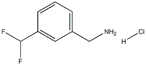 (3-(difluoromethyl)phenyl)methanamine hydrochloride Struktur