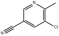 5-chloro-6-methylpyridine-3-carbonitrile Struktur