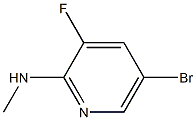 5-bromo-3-fluoro-N-methylpyridin-2-amine Struktur