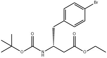 (R)-ethyl 4-(4-bromophenyl)-3-((tert-butoxycarbonyl)amino)butanoate