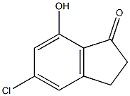 5-Chloro-7-hydroxy-indan-1-one Struktur