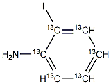 2-Iodoaniline-[ 13C6] Struktur