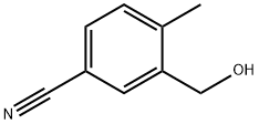 3-(HYDROXYMETHYL)-4-METHYLBENZONITRILE Struktur