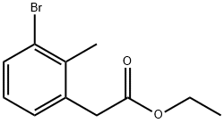 ethyl 2-(3-bromo-2-methylphenyl)acetate Struktur