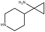 1-Piperidin-4-yl-cyclopropylamine Struktur