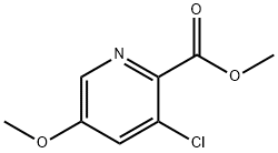 methyl 3-chloro-5-methoxypicolinate Struktur