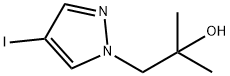 1-(4-iodo-pyrazol-1-yl)-2-methyl-propan-2-ol Struktur