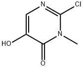 2-CHLORO-5-HYDROXY-3-METHYLPYRIMIDIN-4(3H)-ONE Struktur