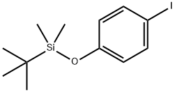 (4-iodophenoxy)(tert-butyl)dimethylsilane Struktur