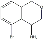 5-BROMOISOCHROMAN-4-AMINE Struktur