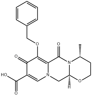 Methyl 3-(benzyloxy)-5-((2,4-difluorobenzyl)carbamoyl)-1-(2,2-dimethoxyethyl)-4-oxo-1,4-dihydropyridine-2-carboxylate Struktur