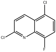 2,8-dichloro-5-fluoroquinoline Struktur