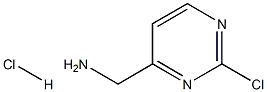 (2-chloropyrimidin-4-yl)methanamine hydrochloride Structure