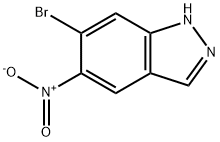 6-Bromo-5-nitro-1H-indazole Struktur