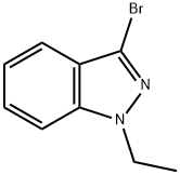 3-Bromo-1-ethyl-1H-indazole Struktur