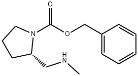 (S)-N-CBZ- 2-((methylamino)methyl)pyrrolidine Struktur