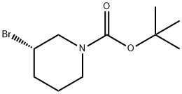 (S)-tert-Butyl 3-bromopiperidine-1-carboxylate Struktur