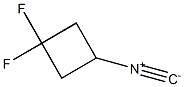 1,1-difluoro-3-isocyanocyclobutane Struktur