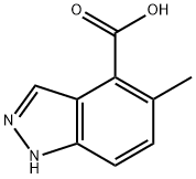 5-methyl-1h-indazole-4-carboxylic acid Struktur