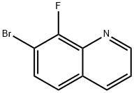 7-bromo-8-fluoroquinoline Struktur