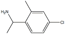 1-(4-CHLORO-2-METHYLPHENYL)ETHAN-1-AMINE Struktur